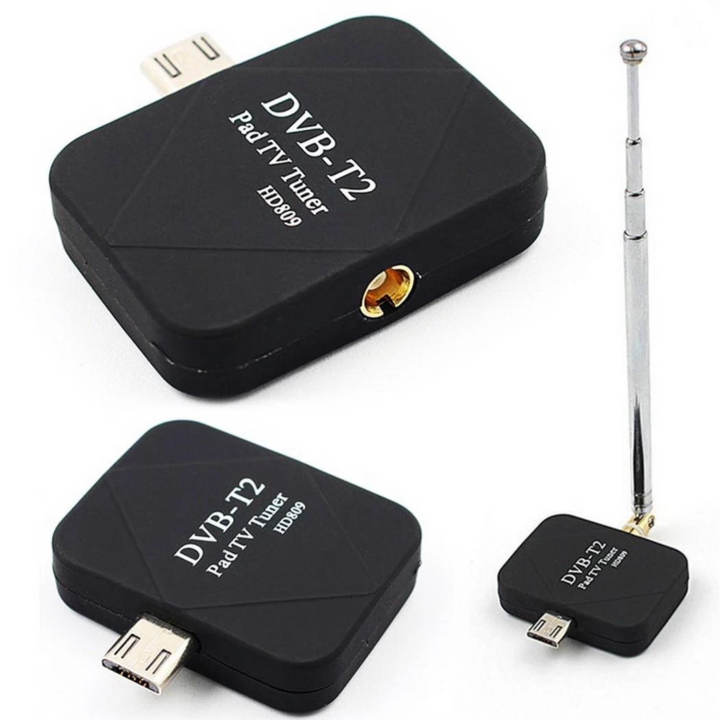 Портативный USB DVB-T/T2 ТВ-тюнер приемник ключа для Android-смартфон-Горячие