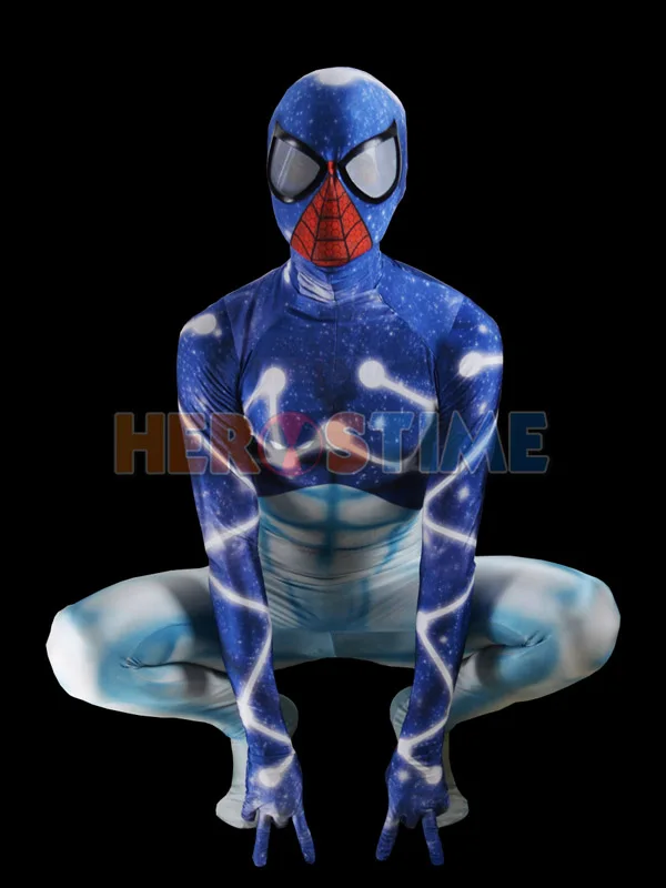 Cosmic Spider-Man V2 Costume Hot Sale Halloween Cosplay Spandex Full Body Spiderman Costume Free Shipping