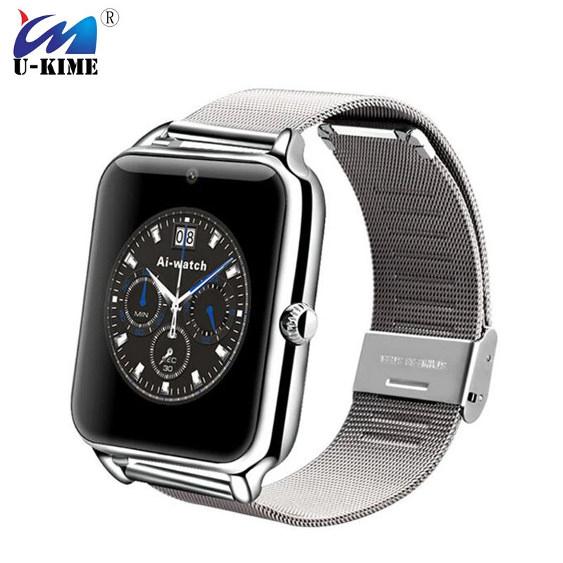 

New Metal strap Smart Watch Z50 2G Internet Support SIM TF Card Wearable Devices SmartWatch For Apple Android Phone.