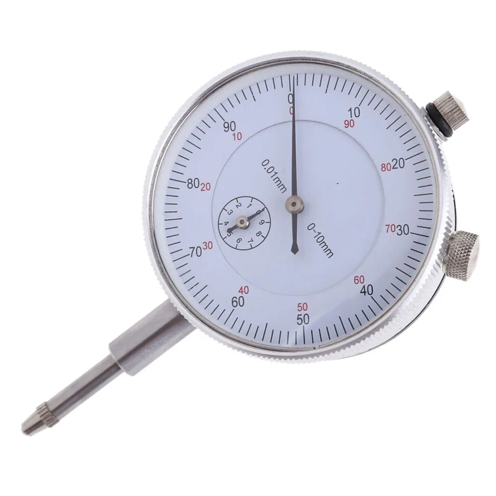 

Useful Dial Indicator Gauge 0-10mm Meter Precise 0.01 Resolution Concentricity Test