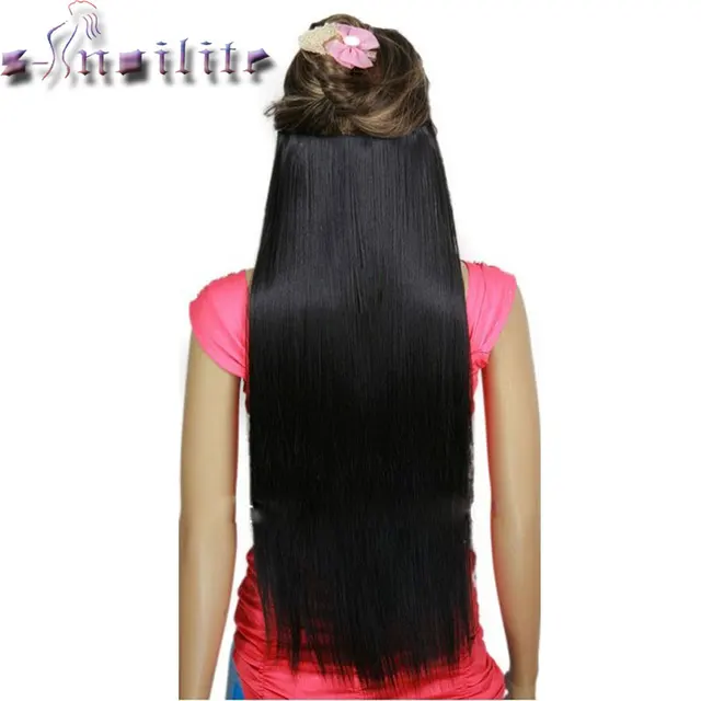 Best Price S-noilite Natural & Thick Longest 76CM 30 inches Clip in Hair Extensions 3/4 Full Head 5 Clips Hair Extention Synthetic Hair Best Price S-noilite Natural & Thick Longest 76CM 30 inches Clip in Hair Extensions 3/4 Full Head 5 Clips Hair Extention Synthetic Hair