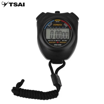 

Stopwatch Chronograph Handheld Digital LCD Sports Counter Timer with Strap Professional Hot Worldwide