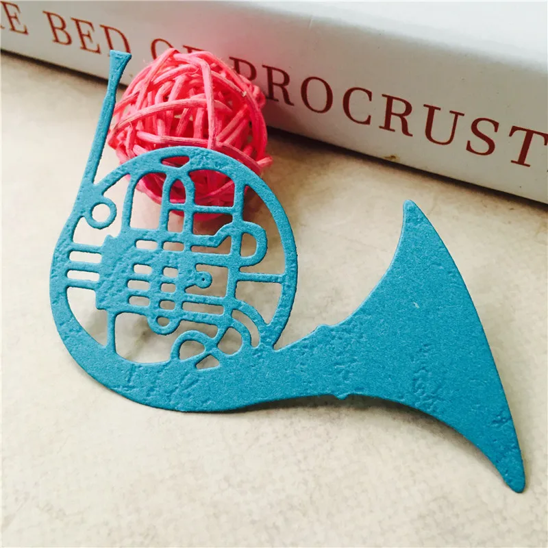 Французские рожковые металлические режущие штампы трафареты для скрапбукинга