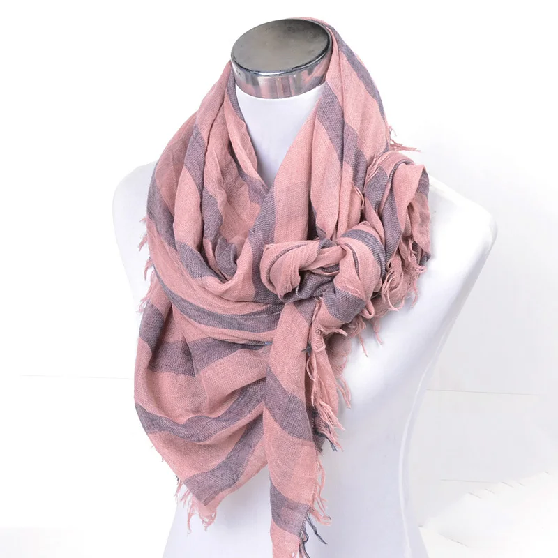 Wholesale zig zag chervon 6 LOT Polyester Shawl Long Scarf Women scarves