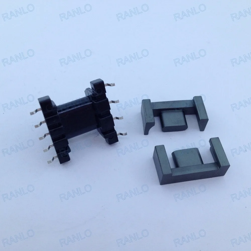 

10set/lot EPC17 Ferrite Core 4+5 Bakelite Skeleton Transformer Vertical Skeleton DIY KIT EPC17 Core Vertical
