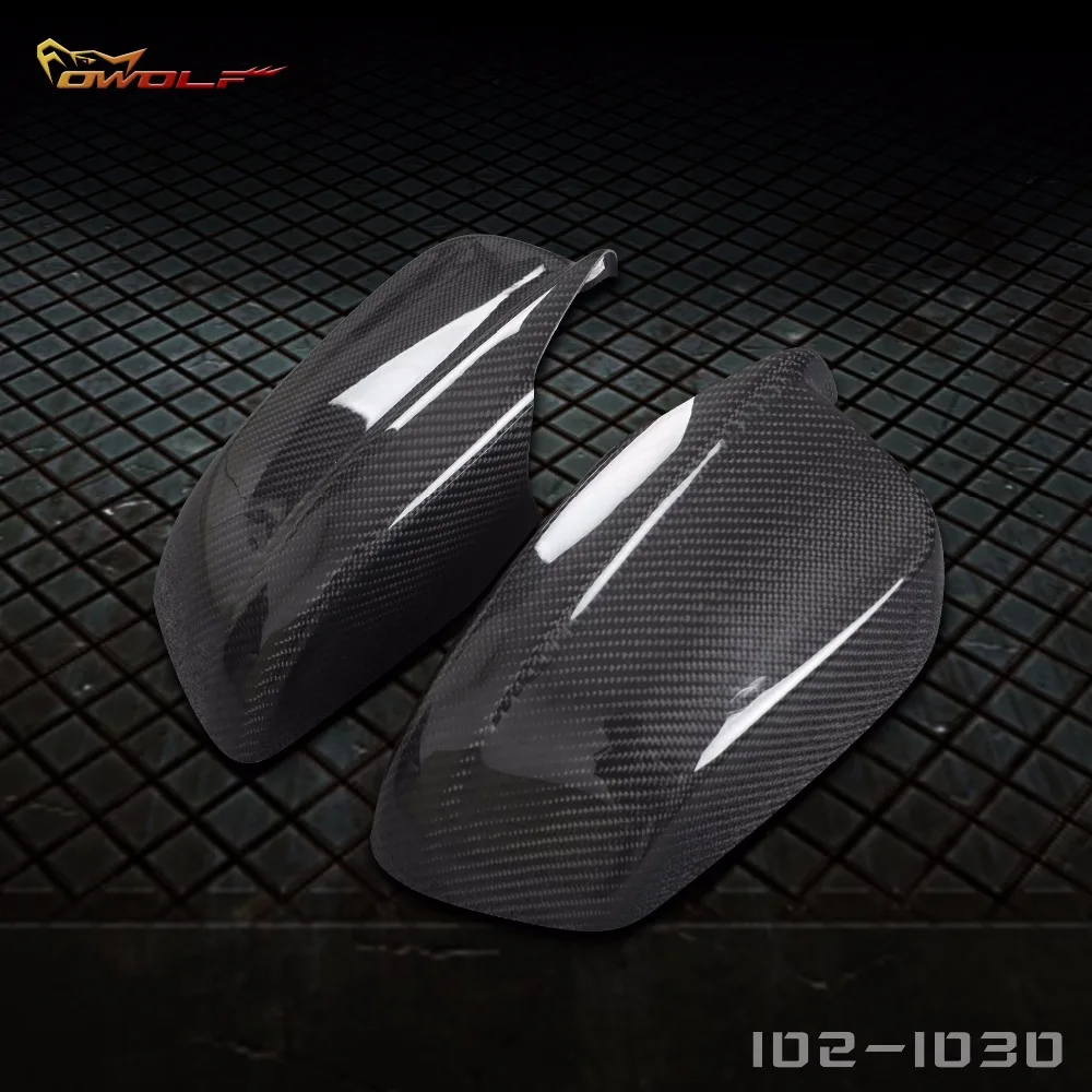 

100% Real Carbon Fiber Rear Side Mirror Covers Case for BMW F10 2010 to 2013[1021030]