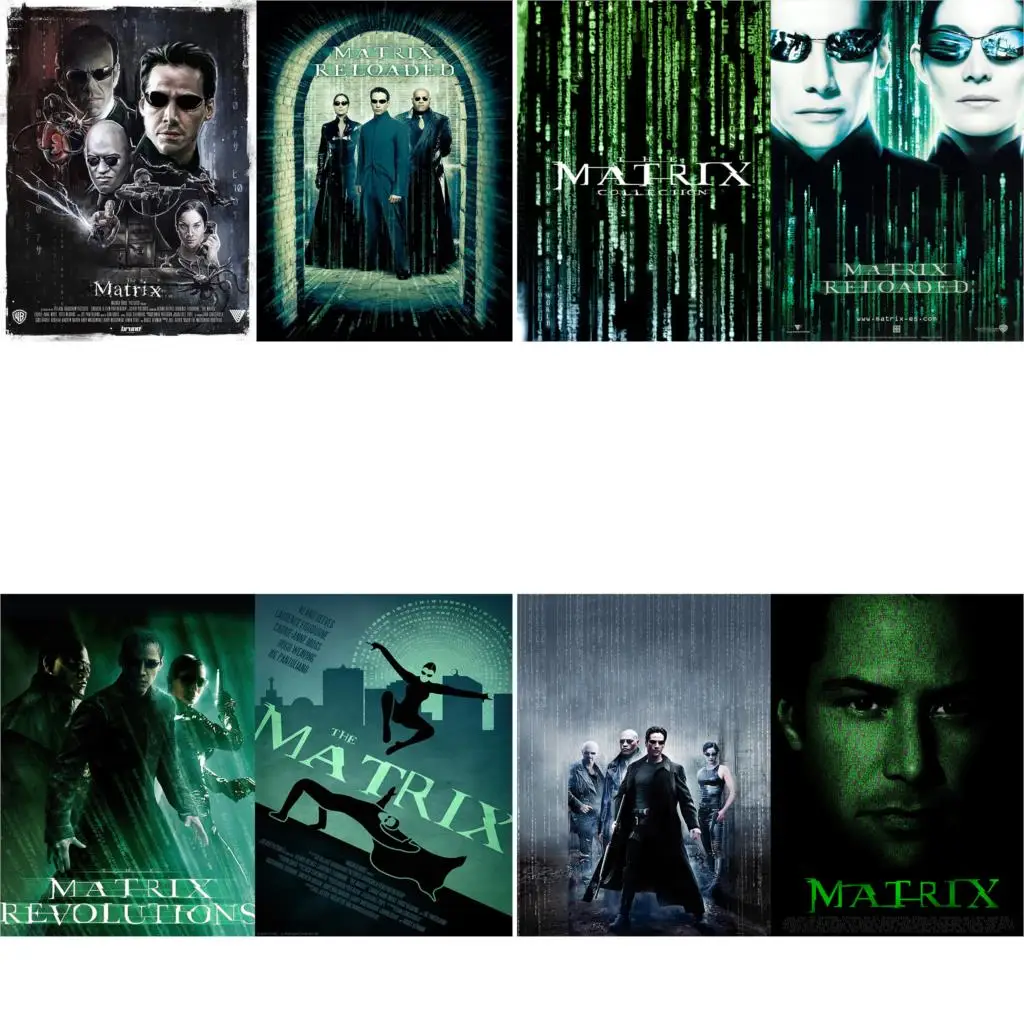 

Matrix Posters Clear Image Glossy Paper Prints Wall Stickers Home Decoration free shipping wholesale