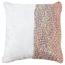Cushion Covers 40X40cm Decorative Pillow Cases Mermaid Glitter Pillow With Sequin Decorative Cushions For Sofa Pillowcase
