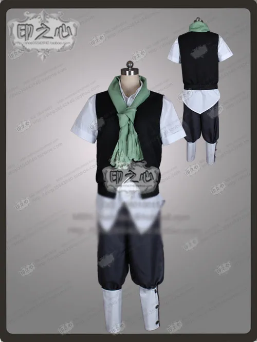 

Anime Yu-gi-oh ZEXAL Durbe Cosplay Costume Outfit Shirt+Vest+Pants+Scaf+Leg Cover