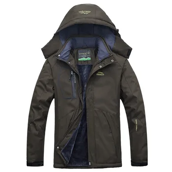 

Men's Winter Fleece Thermal Jackets Outdoor Sports Windbreaker Hiking Camping Skiing Coat Windproof Waterproof Women Jacket