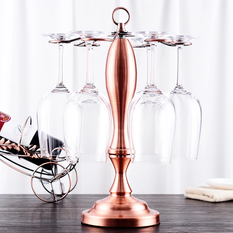 Wine glass holder ornaments home goblet rack upside down rack European