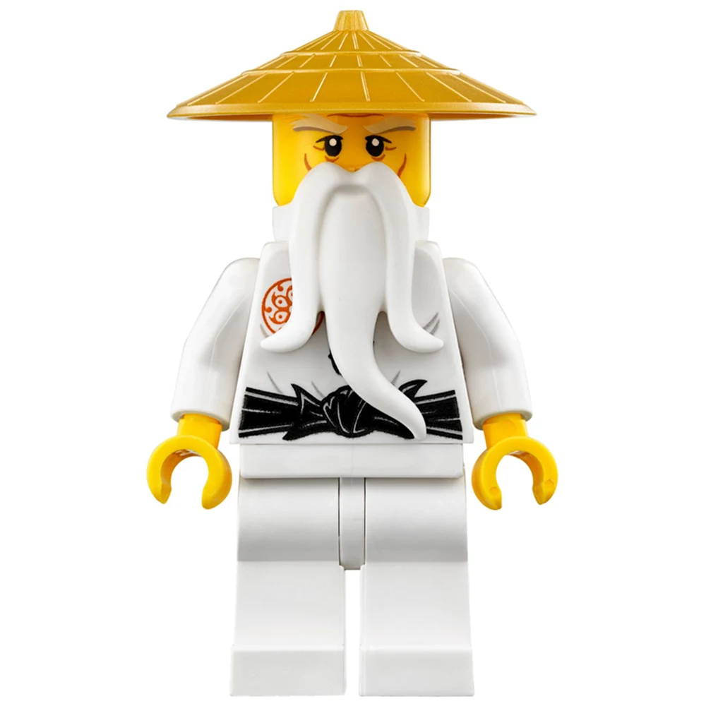 

Single Sale Samurai Master Wu Nya Kai Jay Cole Phantom Ninja minifig Assemble Building Blocks Kids Children Toys Gifts