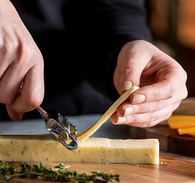ORGANBOO 1 шт. цинковый сплав Регулируемая терка для сыра слайсер проволока резак для сыра нож для масла антипригарный провод резак для сыра 4 дюйма