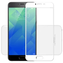 2 Pçs/lote M5c Scratch Protetores de Tela Para Meizu Cobertura Completa Película Protetora à prova de Vidro Temperado Para 5.0 polegada Meizu M5c A5