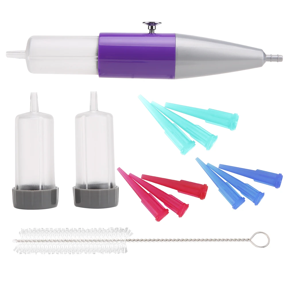 

OPHIR Airbrush Kit Sprayer for Fondant Cake Decoration Chocolate Biscuits Icings Tool Cream Muffin Cake Decorators Dessert AC043