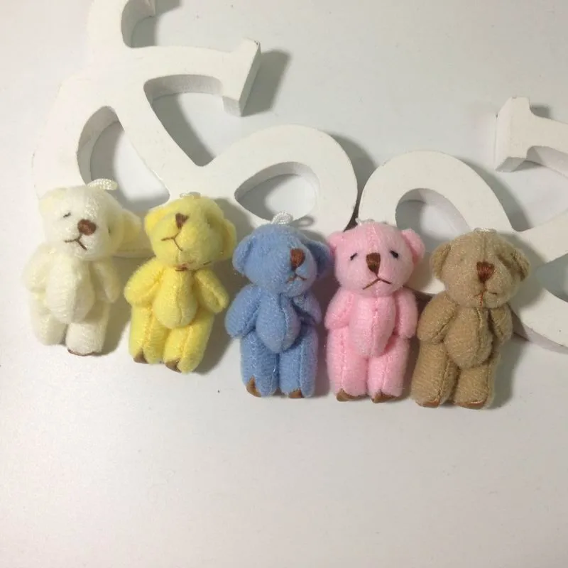 4.5cm plush teddy bear 5color 12