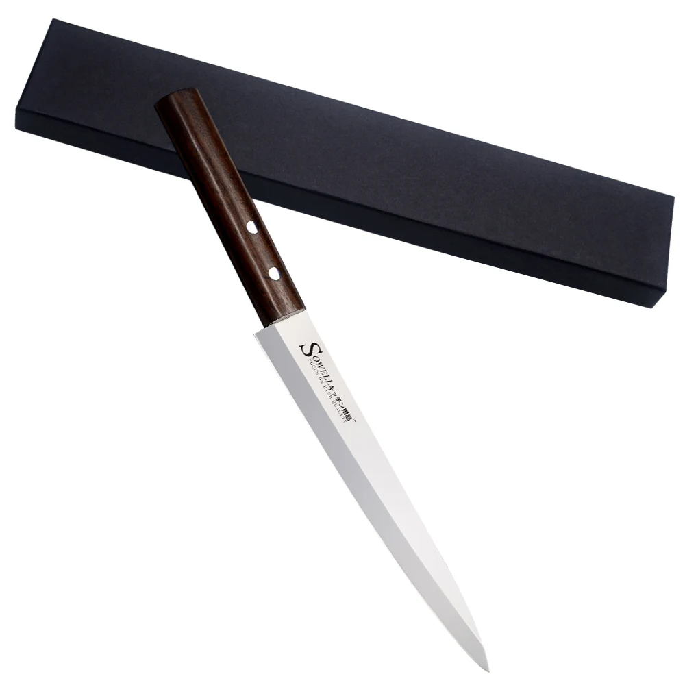 Professional Sashimi Kitchen Knife 8Inch High Quality Stainless Steel Knife Gift Box Set Japanese Style Sushi