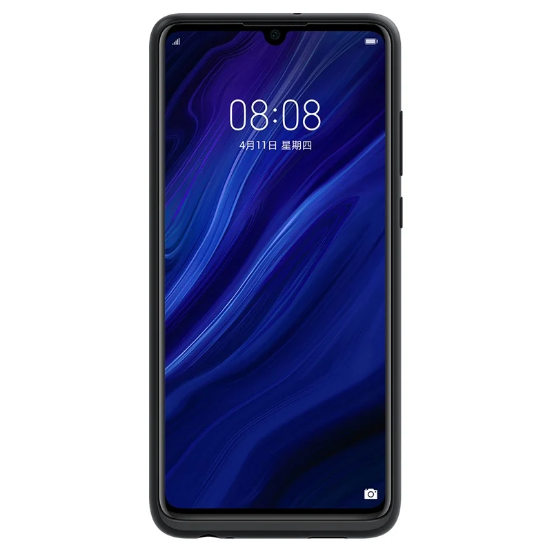 huawei P30 беспроводной зарядный чехол 10 Вт Qi Сертификация встроенный Проницаемый магнитный материал полый дизайн гладкий удобный