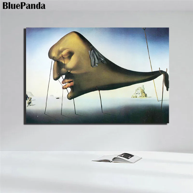 Salvador Dali живопись мечта абстрактная Спящая масляная Картина на холсте картина