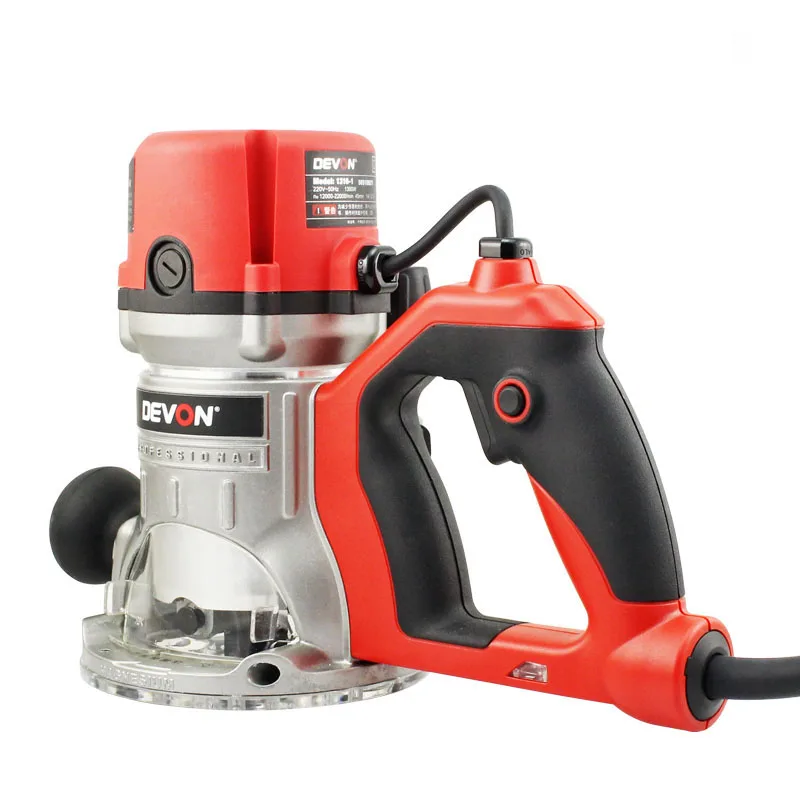 Electric Router 220V Woodworking Engraving Machine DIY Sculpture Trimming Machine Bakelite Milling Machine 1316-1