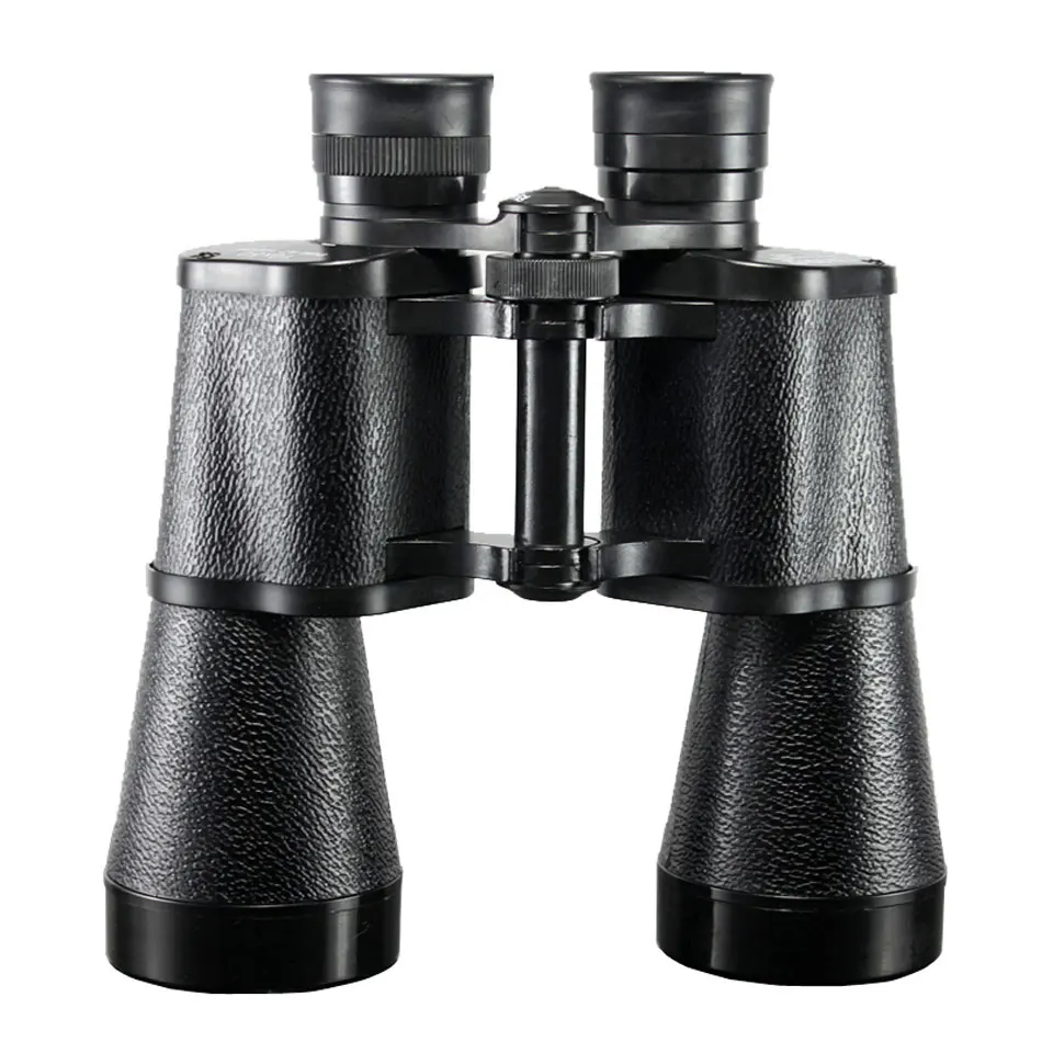 baigish 10X50 Binoculars telescope eyepiece HD Professional Powerful Russian Military Hunting field-glasses lens blue bak