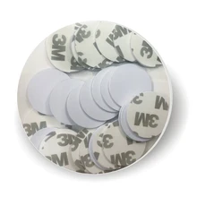 100 шт. 3M наклейки по типу монеты 125 кГц RFID катушки карты/EM RFID чипы/Размеры: 25 мм