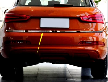 

Exterior Accessories Rear Tailgate Lid Bottom Strip Cover Trim Stainless Steel 1pcs For Audi Q3 2012-2017