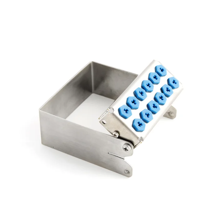 1Pc Dental Implant Drills Organizer Holder Case HP RA FG Bur Blocks