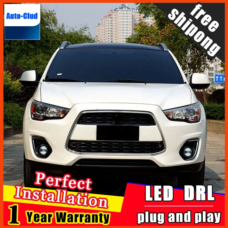 Авто-Стайлинг светодиодные противотуманные светильник для Mitsubishi ASX 2011-2012 лампы с