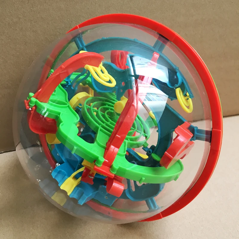 

Large 100 Steps 3D Magic Intellect Maze Ball Track Puzzle Toy Perplexus Epic Game Children Adult Magnetic Balls Toys for Kids