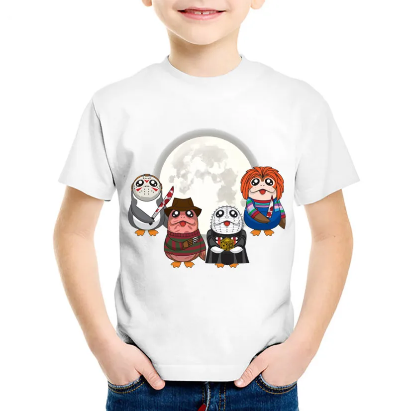 crianças estrelas de guerra imprimir bolso porg engraçado crianças verão manga curta camisetas topos bebê bonito roupas para