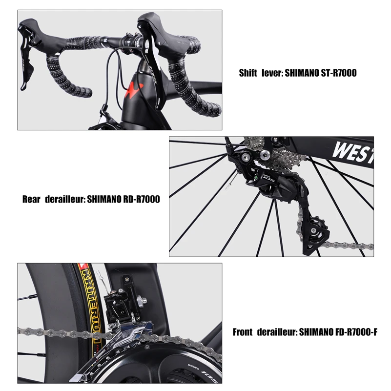 Flash Deal WEST BIKING Carbon Road Bike 700C 22 Speed Carbon Fiber Complete Bicycle With SHIMANO 105 R7000 Bicicleta Ultralight Racing Bike 3 Flash Deal WEST BIKING Carbon Road Bike 700C 22 Speed Carbon Fiber Complete Bicycle With SHIMANO 105 R7000 Bicicleta Ultralight Racing Bike 3