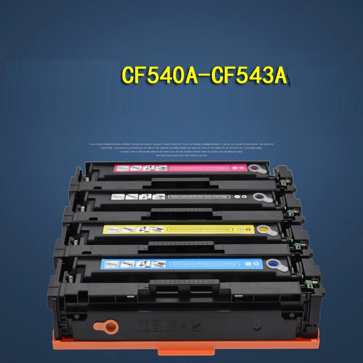 Для HP203 203A CF540A CF541A CF542A CF543A совместимый цветной LaserJet для M254dw 254nw МФУ M281cdw 280nw