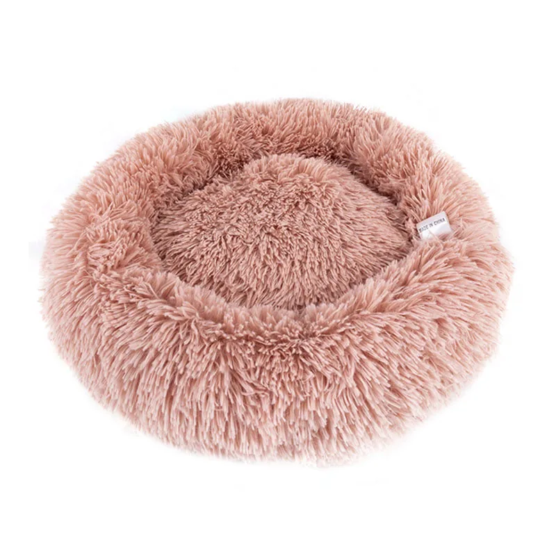 40-110cm Long Plush Dog Bed Chihuahua Pitbull Round Big Dog Beds Winter Warm Cat Beds Super Soft Pet Bed For Dogs Puppy Cushion