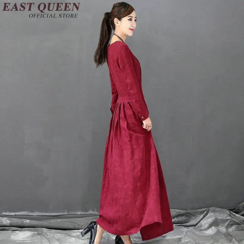 2018 китайский восточные платья в традиционном китайском стиле длинное платье элегантные женские платье AA2150 X