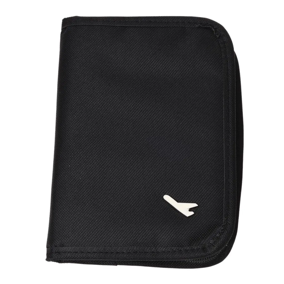 

Unisex Multifunctional Canvas Clutch Bag Wallet Card Passport Holder Black