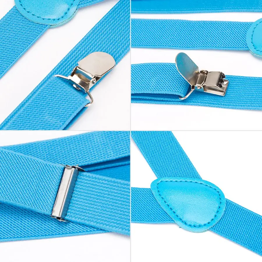 Suspenders Bow Tie Set Men Fashion Suspensorio for Man Boy Women Bowtie Braces Trousers Tirantes Wedding Leisure Shirt Stays
