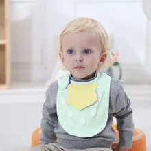 Хлопковые детские нагрудники с объемным рисунком клубники для новорожденных девочек; одежда для маленьких мальчиков; полотенце для кормления; нагрудник; бандана; детские нагрудники