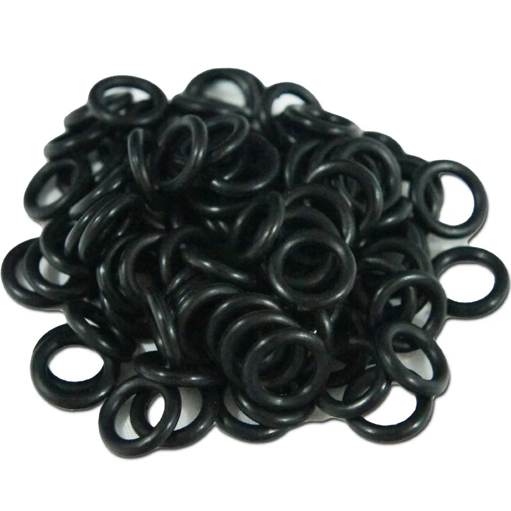 100 шт черные резиновые полосы демпфирующие уплотнительные кольца для тату машины пружины питания