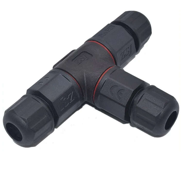 L20 2pin 3 Pin IP68 Waterproof Connector T type Cable Connector