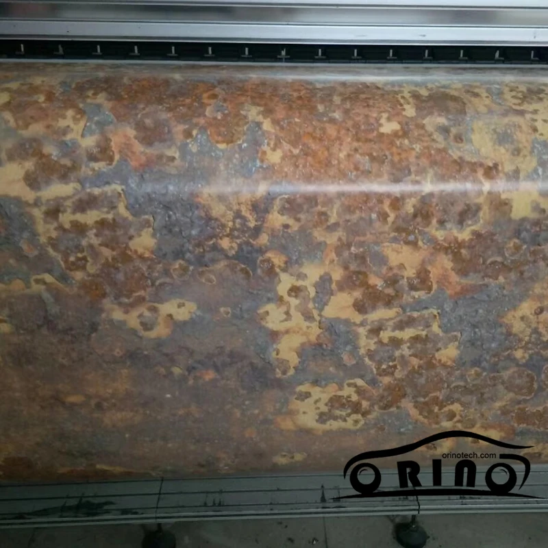 Amazing Rust Vinyl Wrap Stickerbomb Camouflage Rusting Film For Car