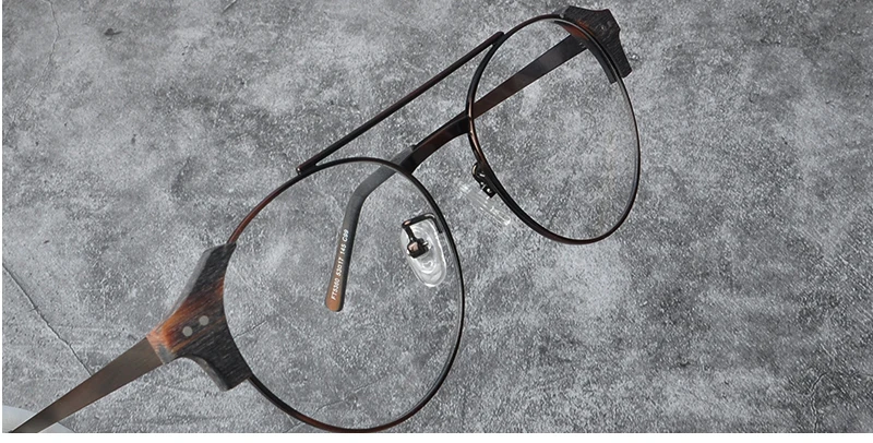 Лидер продаж, круглые винтажные очки lunetes de vue, оправа для мужчин, Прозрачная женская оправа для очков, брендовая дизайнерская Высокая полировка металла, Новинка