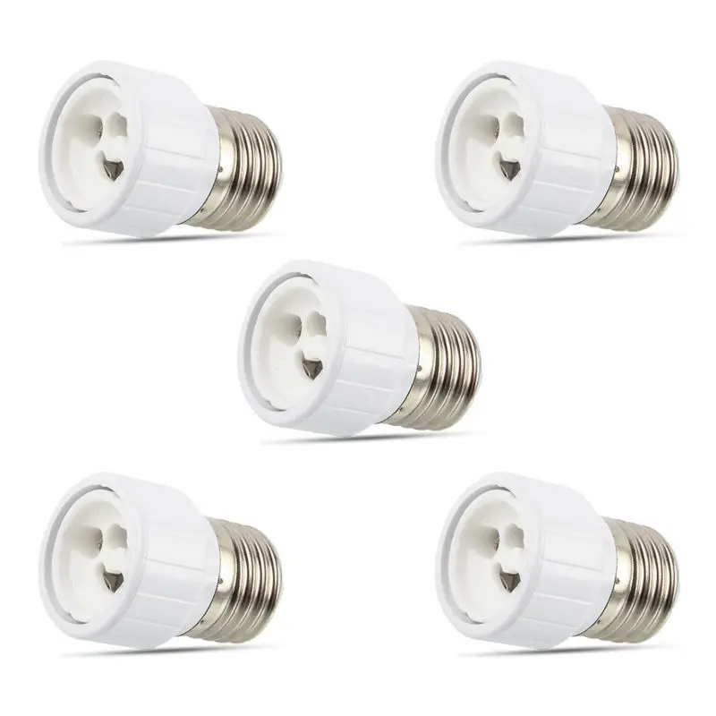 

5X New Light Lamp Bulb Adapter Converter LED E27 To GU10 Socket Holder