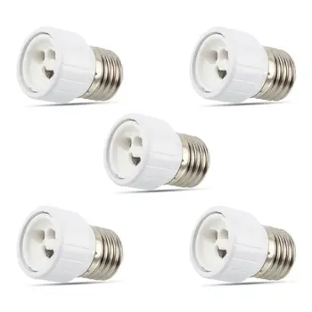 

5X New Light Lamp Bulb Adapter Converter LED E27 To GU10 Socket Holder