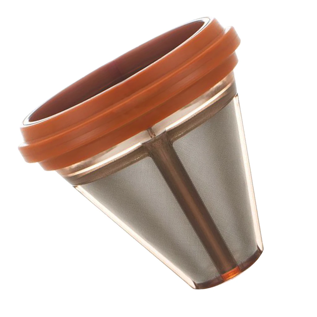 Reusable Capsules Pod Stainless Steel Coffee Filter Paper Nespresso Machine, for Dia 6.7-7.5cm Infuser, Brewing Basket