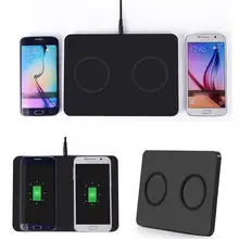 Q300 QI Беспроводное зарядное устройство с двойной зарядкой для samsung Galaxy S7 Edge Aug 05
