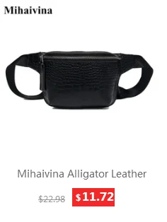 Mihaivina леопардовым узором сумка Для женщин Fanny Pack поясной сумки Элитный бренд аллигатора женской груди сумка из питона поясная Fit iphone plus