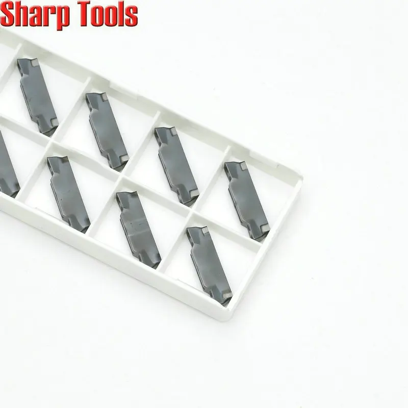 10pcs Inserts External Parting and Grooving Turning ToolHolder CNC Lathe Tools Set