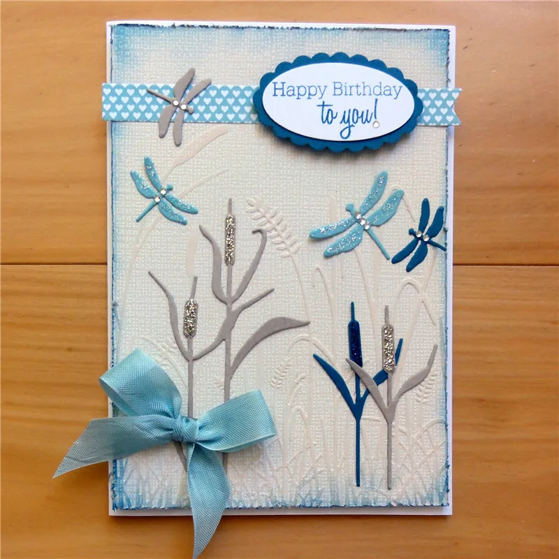 

DiyArts Cattails Reeds Dies Metal Cutting Dies New 2019 for Craft Dies Scrapbooking Card Making Embossing Stencil Plant Die Cut