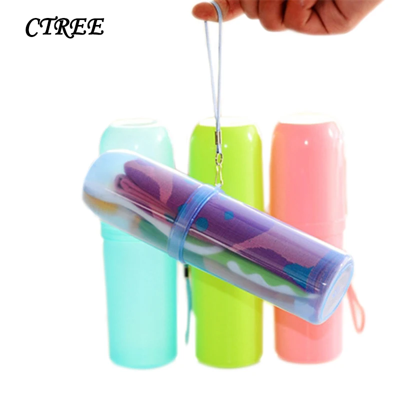 

CTREE 1 Pcs Toothpaste Toothbrush Box Portable Set Brush Tooth Cups Wash Towel Storage Box Fashion Travel Essential Supplie C778